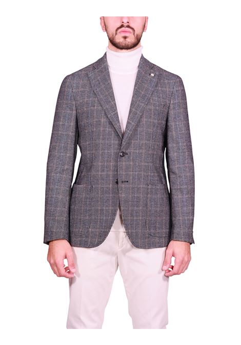 Blazer Monopetto in Fantasia Quadri Tartan MANUEL RITZ | Giacche | 3932G2038-25362199