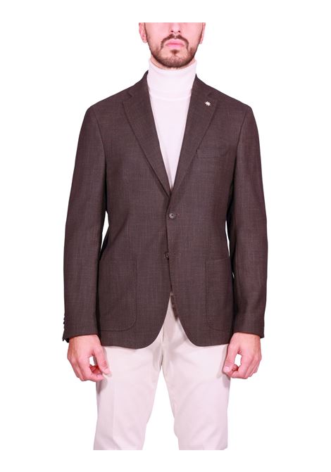 Blazer Monopetto Strutturato Marrone MANUEL RITZ | Giacche | 3932G2038-25362530