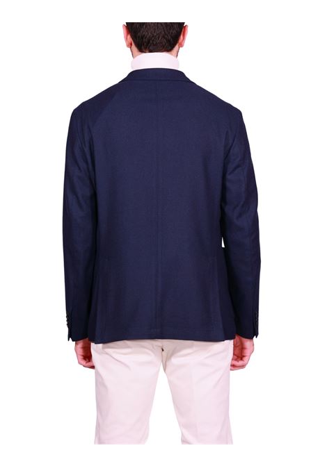 Blazer Monopetto in Misto Lana Comfort Blu Navy MANUEL RITZ | Giacche | 3932G2728-25360089