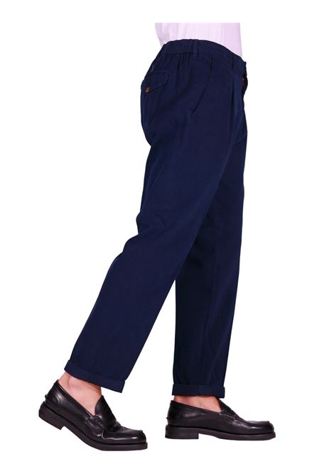 Pantalone Chino con Pince in Cotone e Cashmere MYTHS | Pantaloni | 25WM18ELA-104037