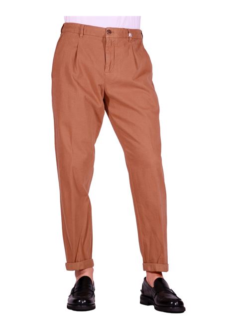 Pantalone Chino con Pince in Cotone e Cashmere MYTHS | Pantaloni | 25WM18ELA-10446