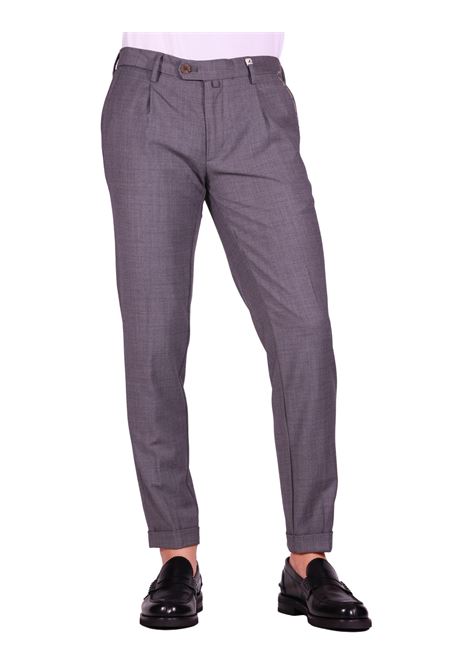 Pantalone con Pince in Lana Comfort Grigio MYTHS | Pantaloni | 25WM19L-10634
