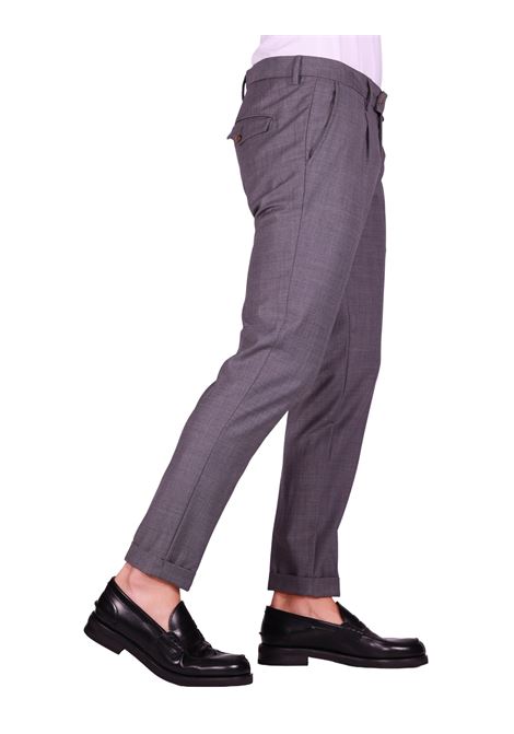 Pantalone con Pince in Lana Comfort Grigio MYTHS | Pantaloni | 25WM19L-10634