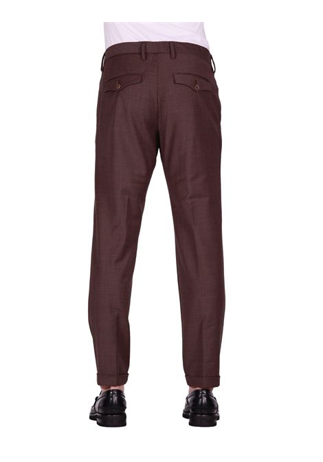 Pantalone con Pince in Lana Comfort Grigio marrone MYTHS | Pantaloni | 25WM19L-10681