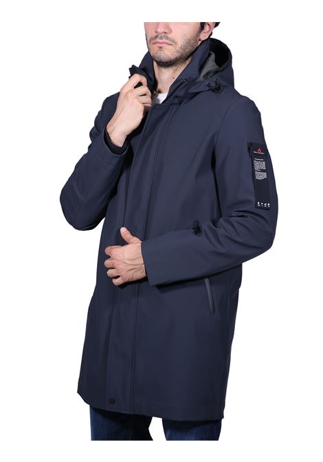 Albali Kp 01 bluTrench a tre strati minimal e tecnico PEUTEREY | Giubbini | PEU4365215