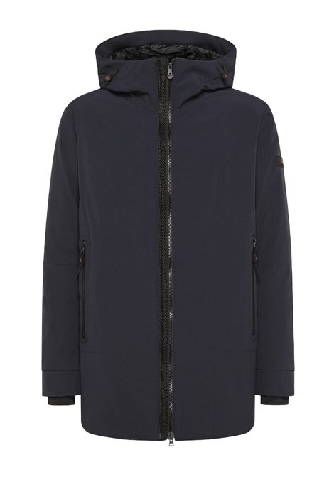 Metide Srt 01 BluOvercoat urbano stretch antivento PEUTEREY | Giubbini | PEU5567215