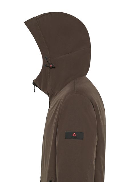 Metide Srt 01 CioccolatoOvercoat urbano stretch antivento PEUTEREY | Giubbini | PEU5567494