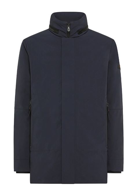Peebles Srt BluGiacca stretch con cappuccio estraibile PEUTEREY | Giubbini | PEU5568215