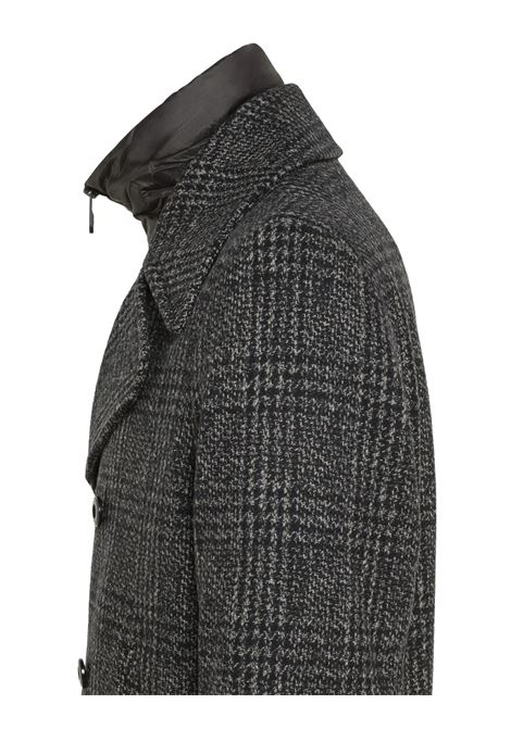 Pitloch Check grigioGiacca doppiopetto con pettorina staccabile PEUTEREY | Giubbini | PEU5594761