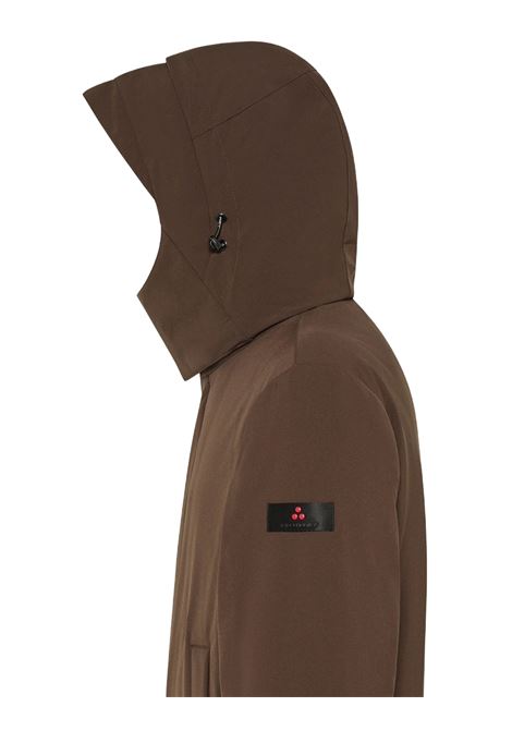 Kruger Tj 01 CioccolatoCappotto tecnico in tessuto riciclato PEUTEREY | Giubbini | PEU5625494