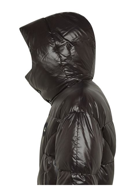 Thugger Lks neroPuffer jacket lucido con cappuccio PEUTEREY | Giubbini | PEX0178NER