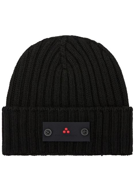 Sax 01 NeroCappello a coste in misto cachemire PEUTEREY | Cappelli | PEX0184NER