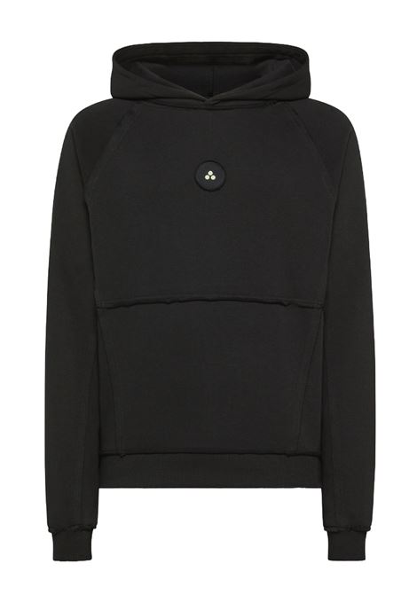 Cullinan NeroFelpa con cappuccio effetto used PEUTEREY | Sweatshirts | PEX0195NER