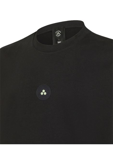 Olen FW 01 NeroT-shirt cropped in cotone PEUTEREY | T-Shirts | PEX0200NER