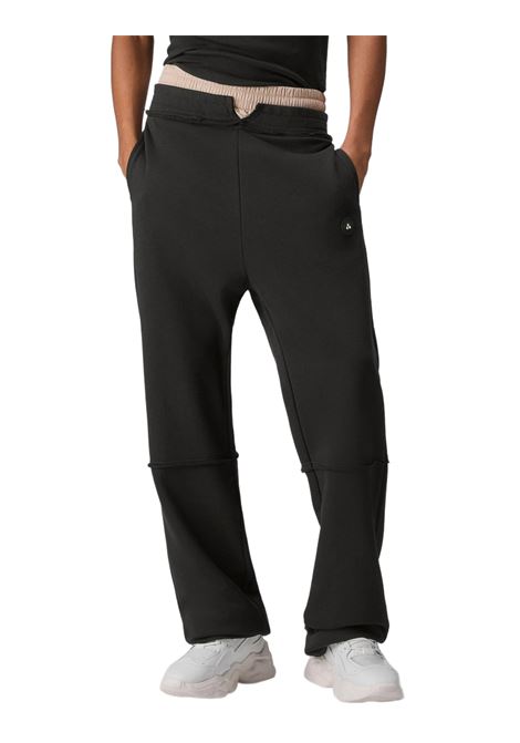 Monti Bmat neroJogger in felpa con vita doppia PEUTEREY | Trousers | PEX0202NERJU