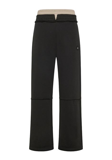 Monti Bmat neroJogger in felpa con vita doppia PEUTEREY | Trousers | PEX0202NERJU