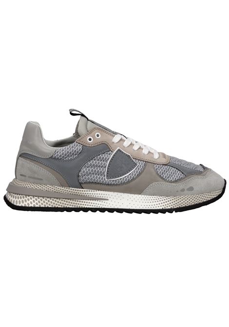 Olympique Men's Sneakers Grey Beige PHILIPPE MODEL |  | OYLUNR01