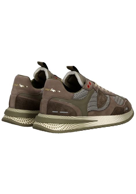 Olympique Men's Sneakers in Mud and Military Green PHILIPPE MODEL |  | OYLUNR03