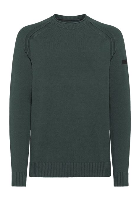Cotton Plain Round Knit Green RRD | Knitwear | W2514020