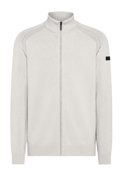 Cotton Plain Full Zip Knit Ice RRD | Knitwear | W2514208