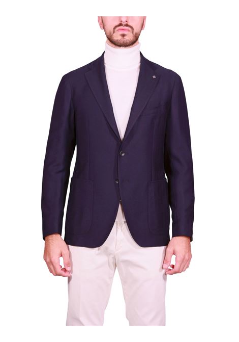 Blazer Monopetto in Lana Comfort Blu Navy TAGLIATORE | Giacche | 1SMD22K-AI550003B3244