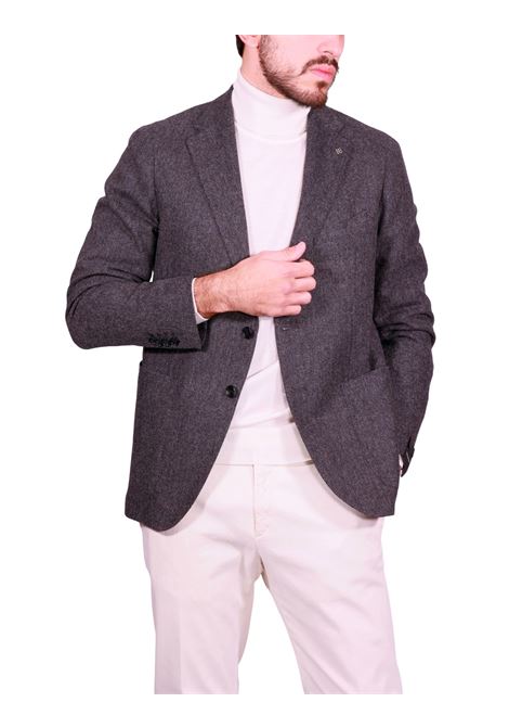 Blazer Monopetto in Lana e Cashmere Spigato TAGLIATORE | Giacche | 1SMD22K-AI610017S1378