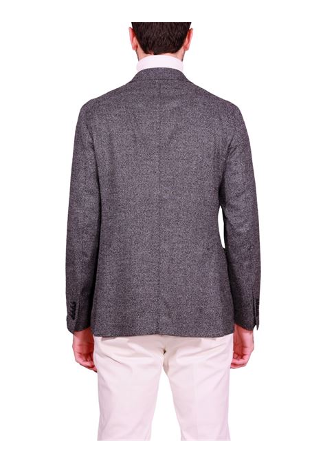 Blazer Monopetto in Lana e Seta grigio TAGLIATORE | Giacche | 1SMD26K-AI550008N3245
