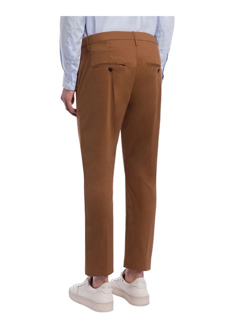Pantaloni Alfredo slim in popeline cotone e nylon DONDUP | Pantaloni | UP518-PS0020U-002024