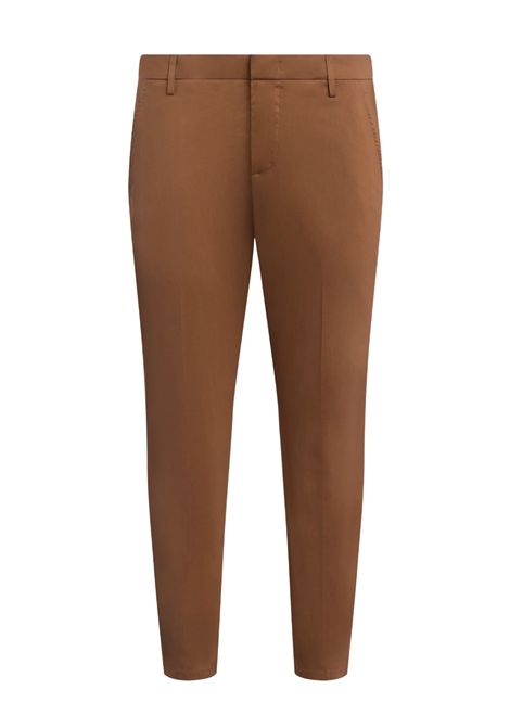 Pantaloni Alfredo slim in popeline cotone e nylon DONDUP | Pantaloni | UP518-PS0020U-002024