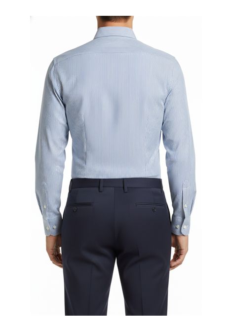 Striped Shirt | White and Dark Blue LORI | Shirts | 21416