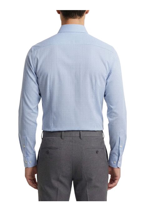 Micro-Check Shirt | White and Light Blue LORI | Shirts | 2148