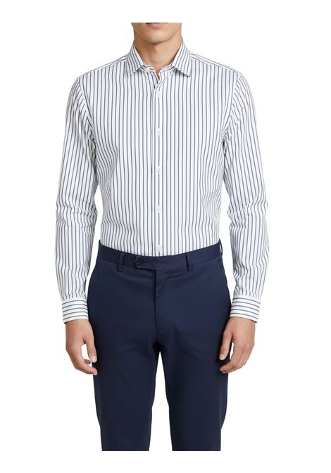 Shirt | Dark Blue Stripes LORI | Shirts | 22081