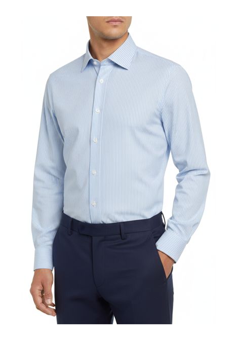 Shirt | White and Light Blue Stripes LORI | Shirts | 22103