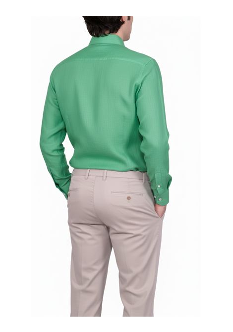 Green Pure Linen Shirt LORI | Shirts | 24015