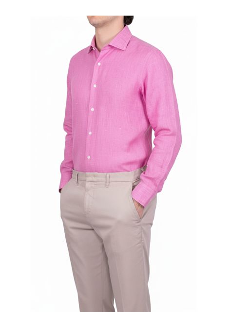 Pink Pure Linen Shirt LORI | Shirts | 24017