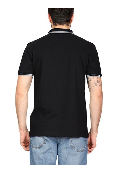 New Medinilla Str 02 neroPolo in piqué di cotone stretch PEUTEREY | Polo | PEU5468NER