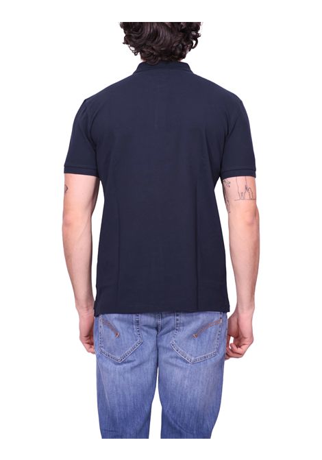 Zeno 02 bluPolo in cotone piqué con logo ricamato PEUTEREY | Polo | PEU5465215