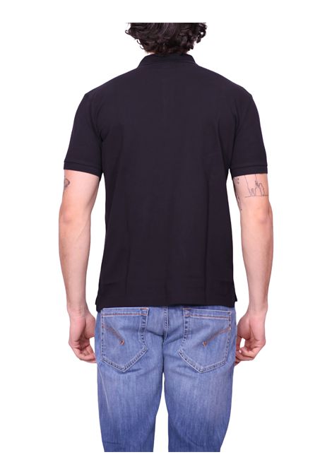 Zeno 02 neroPolo in cotone piqué con logo ricamato PEUTEREY | Polo | PEU5465NER