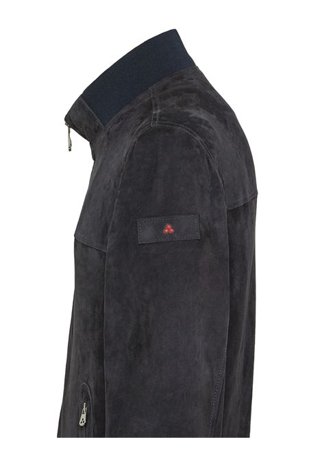 Sands Suede Pe 08 bluGiacca in pelle scamosciata PEUTEREY | Giubbini | PEU5743215