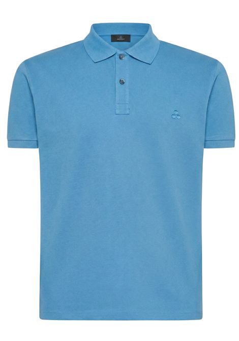Zeno 02 avioPolo in cotone piqué con logo ricamato PEUTEREY | Polo | PEU5465258