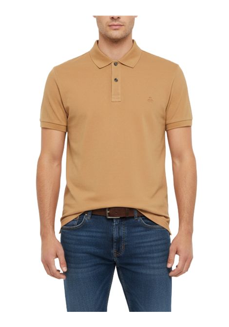 Zeno 02 biscottoPolo in cotone piqué con logo ricamato PEUTEREY | Polo | PEU5465466