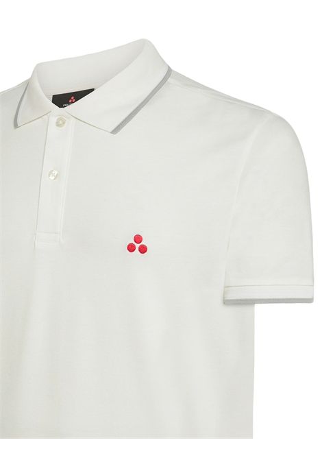 New Medinilla Str 02 biancoPolo in piqué di cotone stretch PEUTEREY | Polo | PEU5468730
