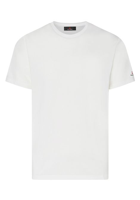 T-shirt in piquet stretch di cotone e seta PEUTEREY | T-shirts | PEU5470730