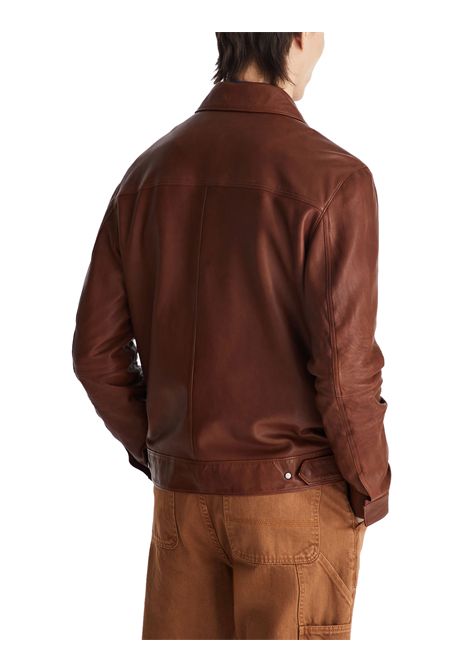 Leather jacket with collar PEUTEREY | Outerwear | PEU5738477