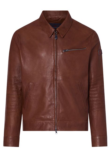 Leather jacket with collar PEUTEREY | Outerwear | PEU5738477