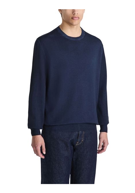 Garment-dyed cotton tricot sweater PEUTEREY | Knitwear | PEU5841215