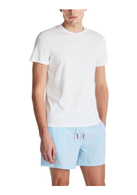 Stretch cotton T-shirt with printed logo PEUTEREY | T-Shirts | PEU5848730