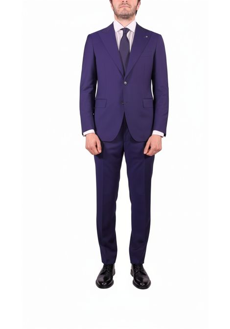Two-Button Suit in Super 110s Virgin Wool TAGLIATORE | Suits | 2SVS26B11-PE-060004387