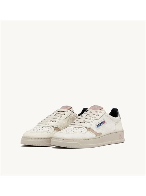 sneakers medalist low in pelle e dettagli argento e cipria Autry | AULW-LE18LE18