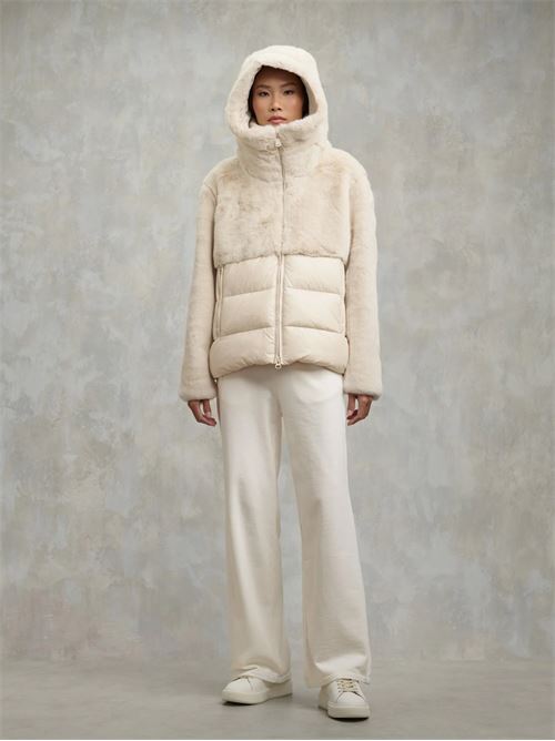 giubbetto nylon con pelliccia eco fanevil Blauer | 25WBLDC02178907